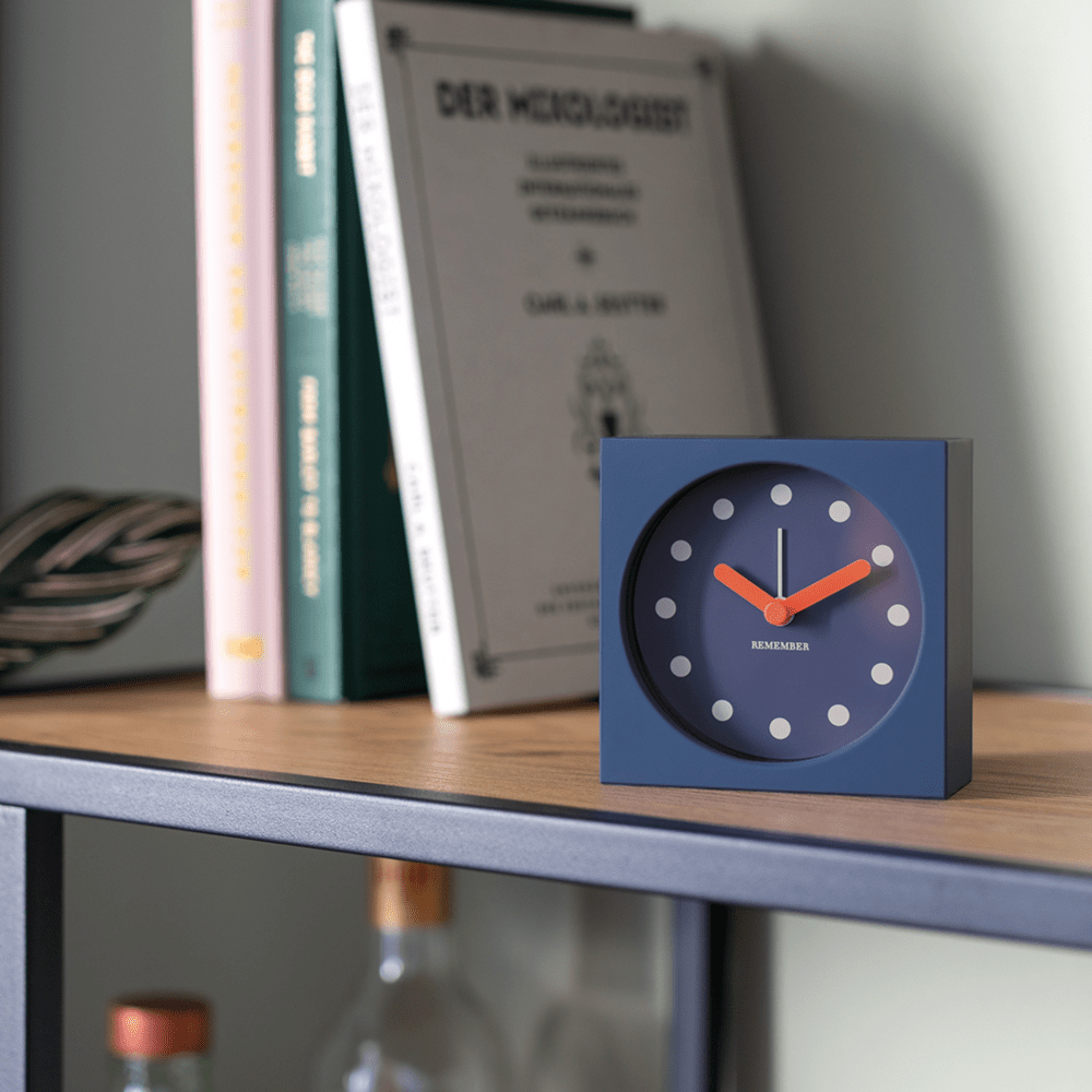 Table Clock With Alarm 'Midnight'
