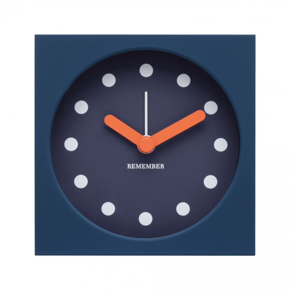 Table Clock With Alarm 'Midnight'
