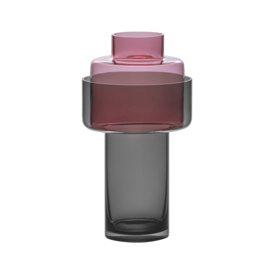 Glass vase Aura purple
