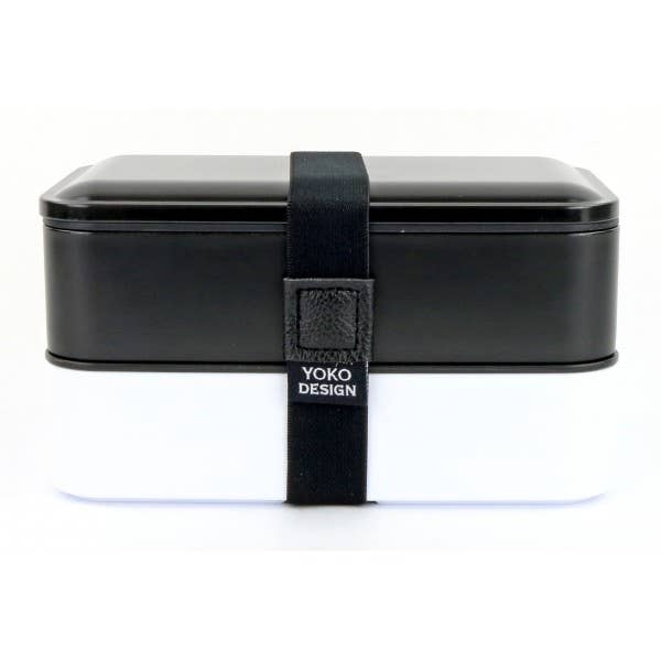 YOKO Design Lunch box 2 layers black 1200 ml