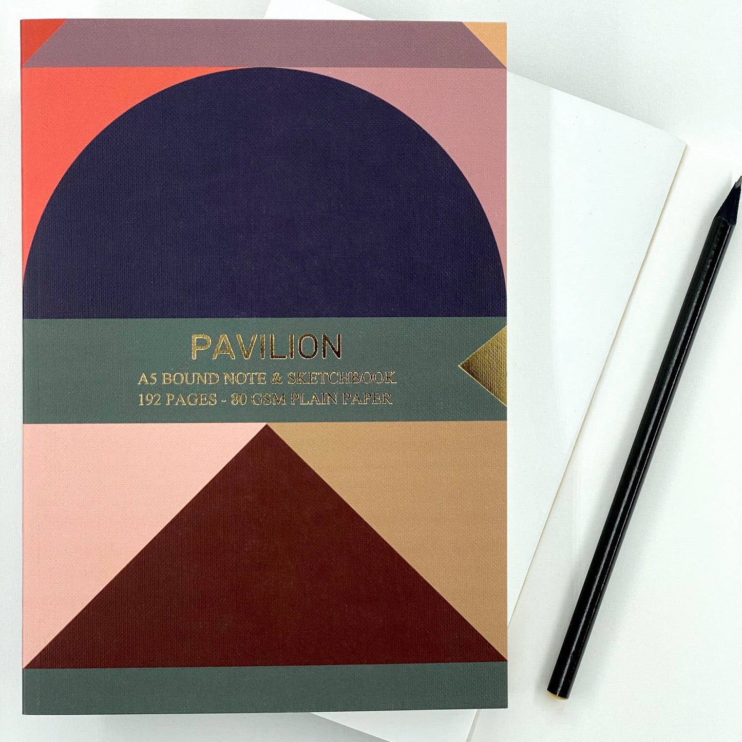 Testcard A5 Buckram Embossed Foiled Notebook