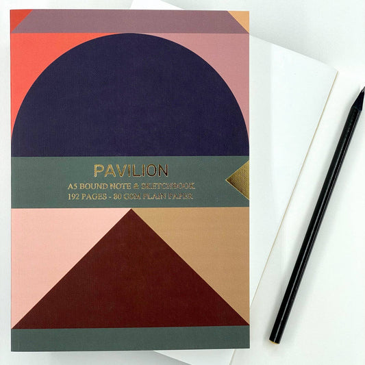 Testcard A5 Buckram Embossed Foiled Notebook
