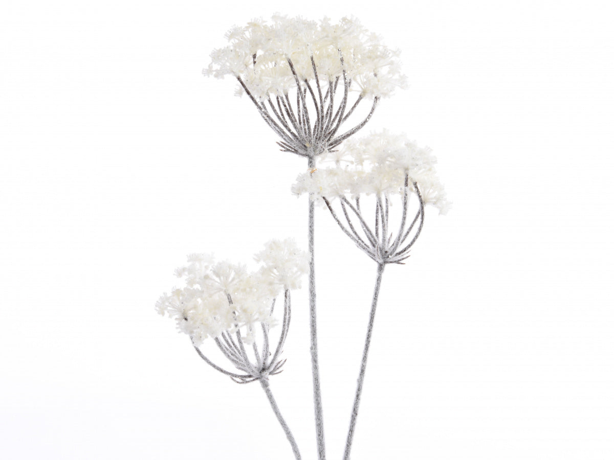 Frosted Floral Stem, 78cm