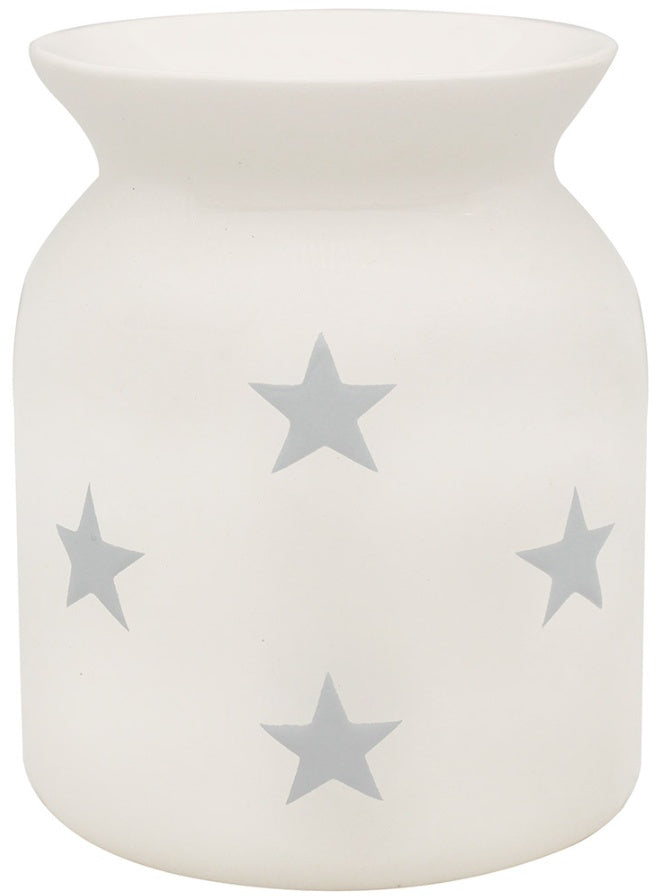 White Wax Warmer with Star Details