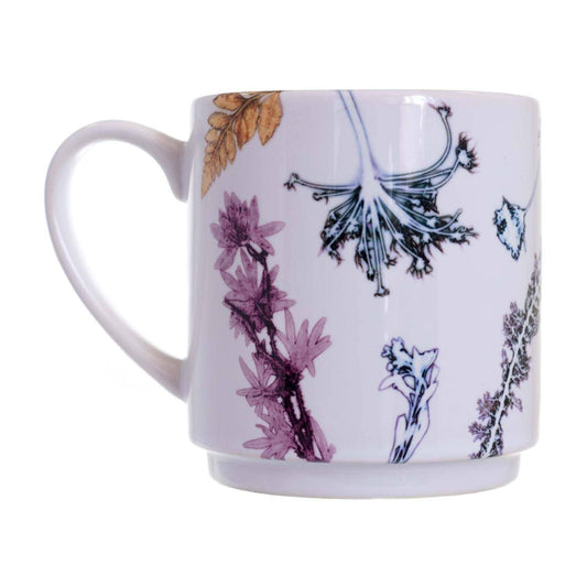 Grasses White Ceramic Mug