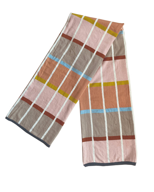 Alvin Knit Blanket Pink