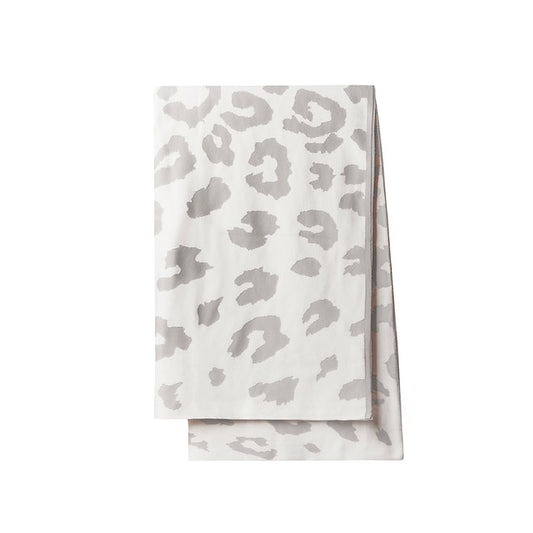Gray Leopard Blanket