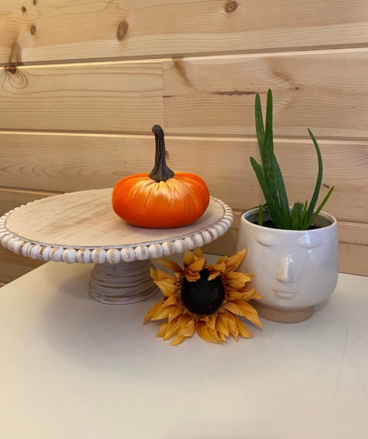 Pumpkin Small Orange Velvet
