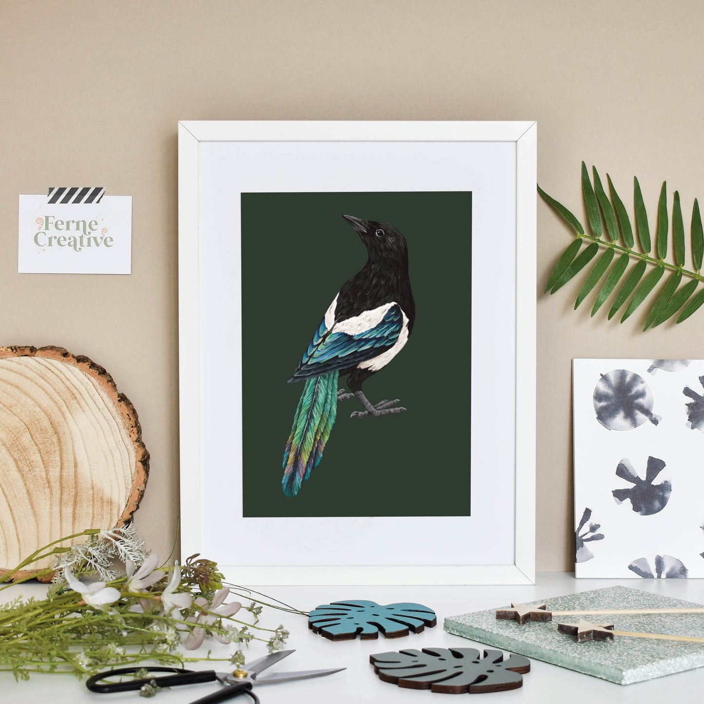 Magpie Art Print1