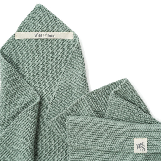 Hand Towels - 100% Organic Cotton (Moss-Green)