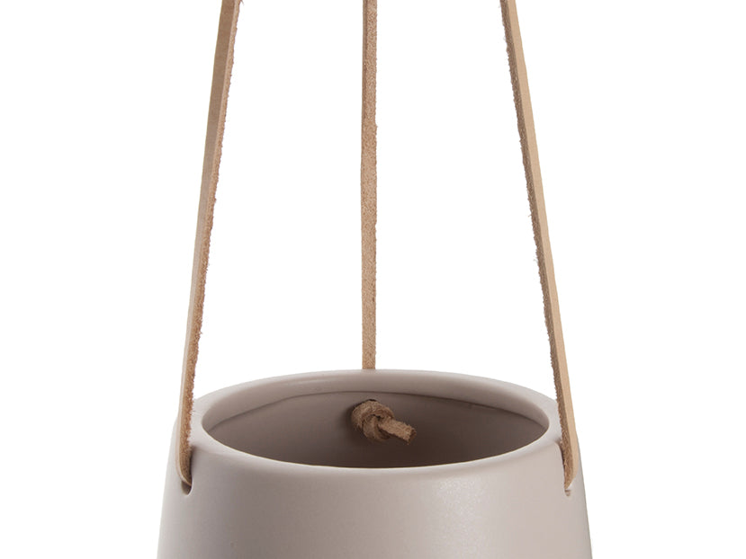 Hanging pot soft pink