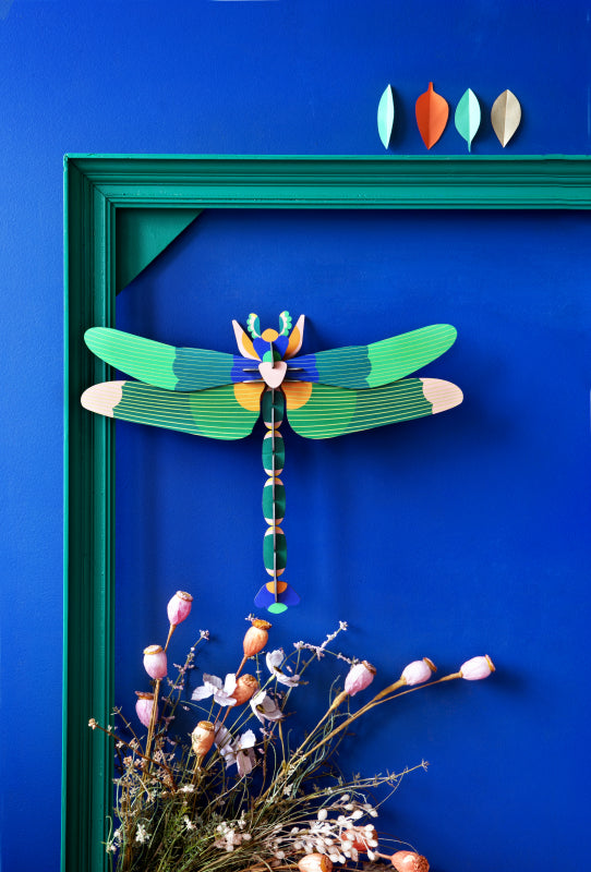 Dragonfly Green 3D Wall Decor