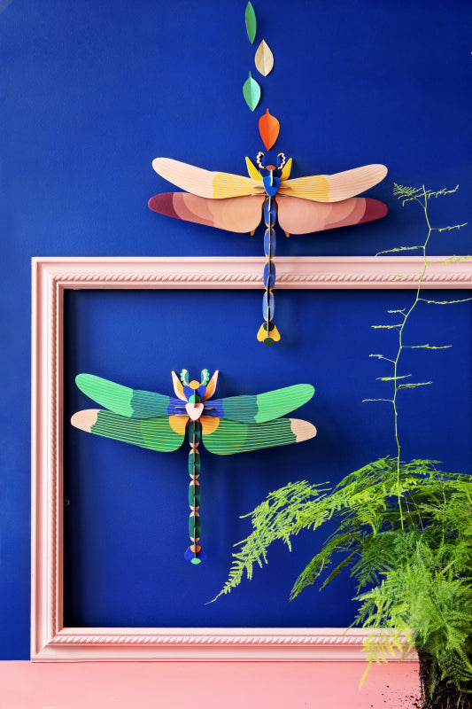 Dragonfly Green 3D Wall Decor