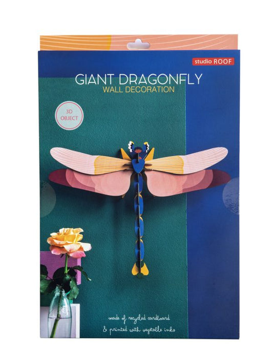 Dragonfly Pink 3D Wall Decor