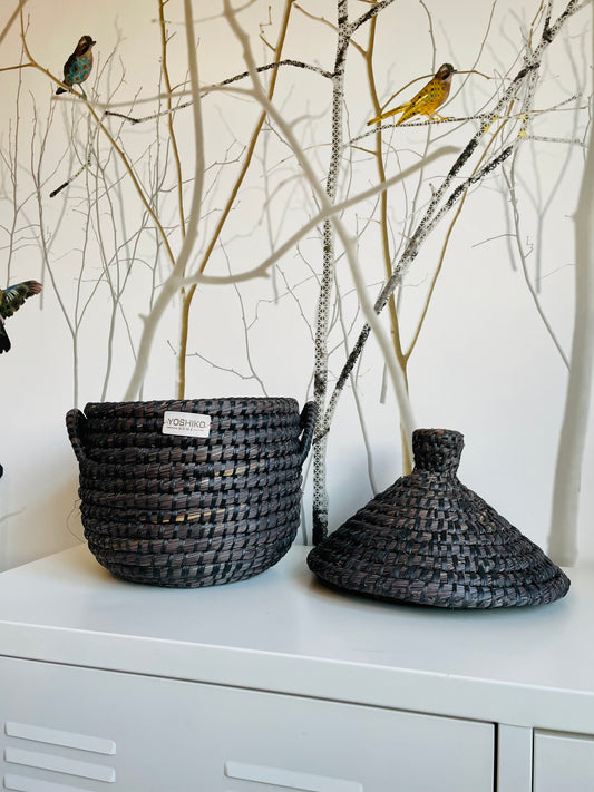 Rezaul Storage Basket with Lid Small