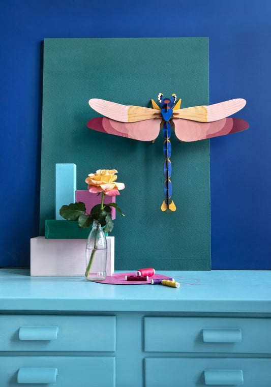 Dragonfly Pink 3D Wall Decor