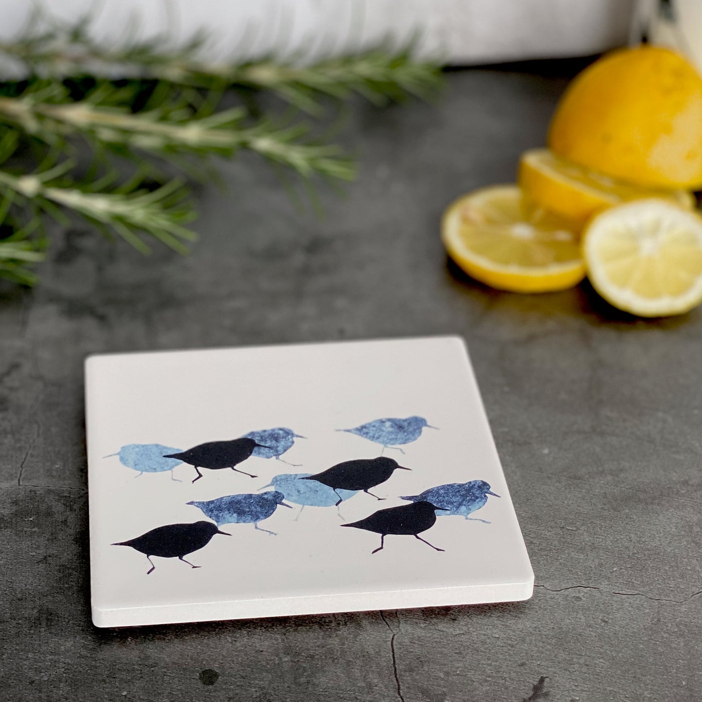 Ceramic Coaster - Sanderlings