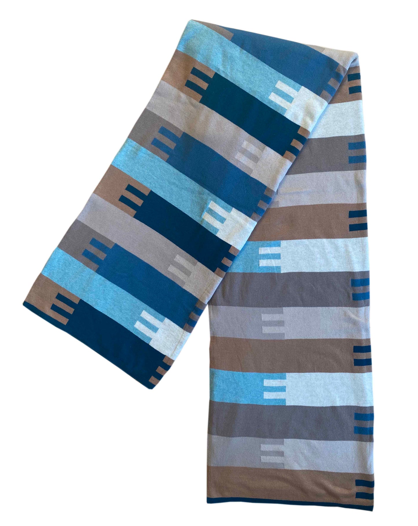Fredrik Knit Blanket Blue