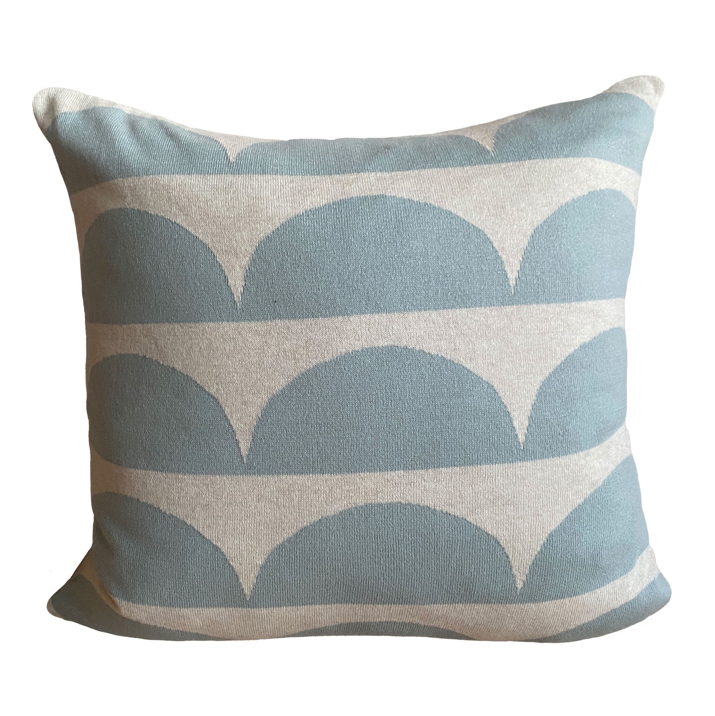 Kamelia pillow cushion light blue 100% cotton