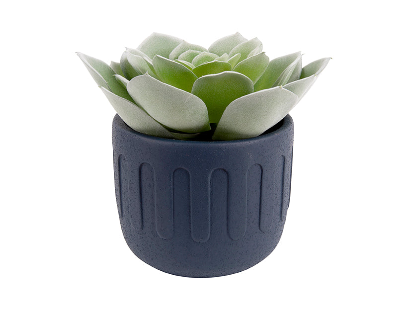 Dark blue plant pot small