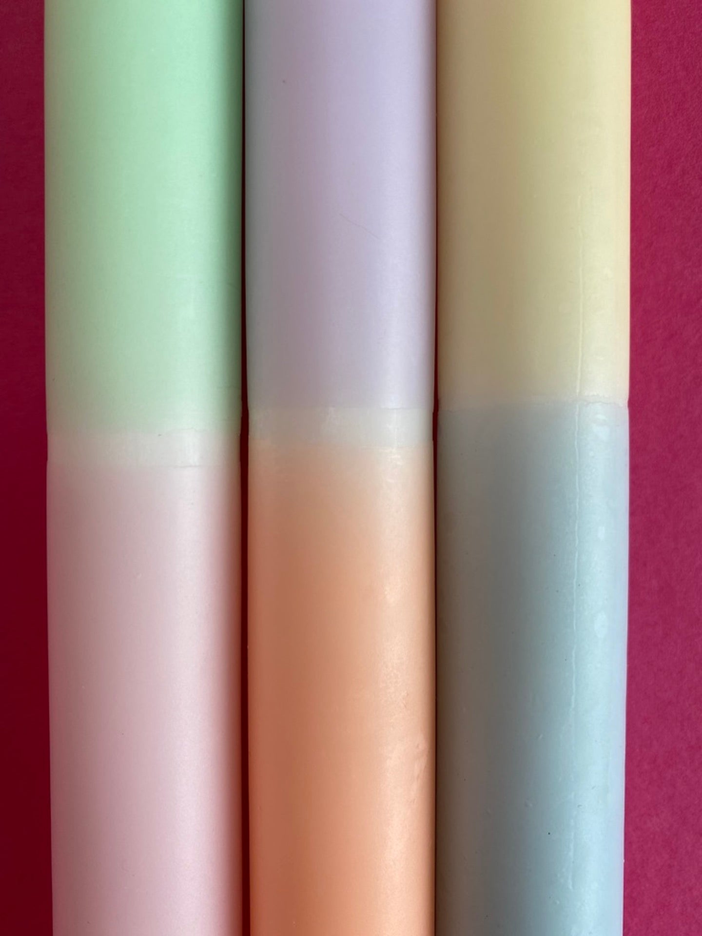 Easter Delight Dip Dye Candle Trio
