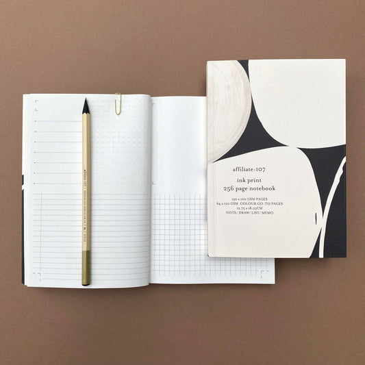 affiliate:107 ‘Ink’ Multifunctional Notebook