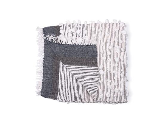 'Belinda' Throw Charcoal