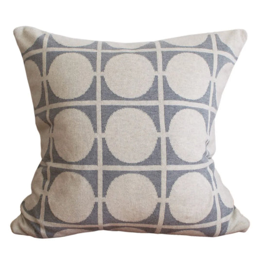 Kamelia pillow cushion Don Grey 100% cotton