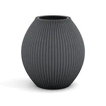 'POKE Vase Stone Grey Medium