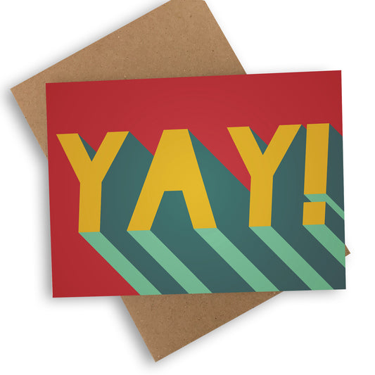 'Yay' Congratulations Card